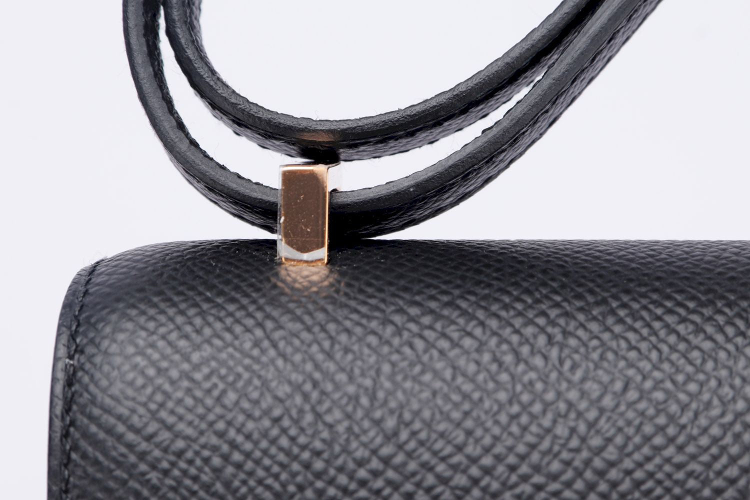 Hermes Constance HSS 18cm, Black Interior Rouge H, Epsom Leather