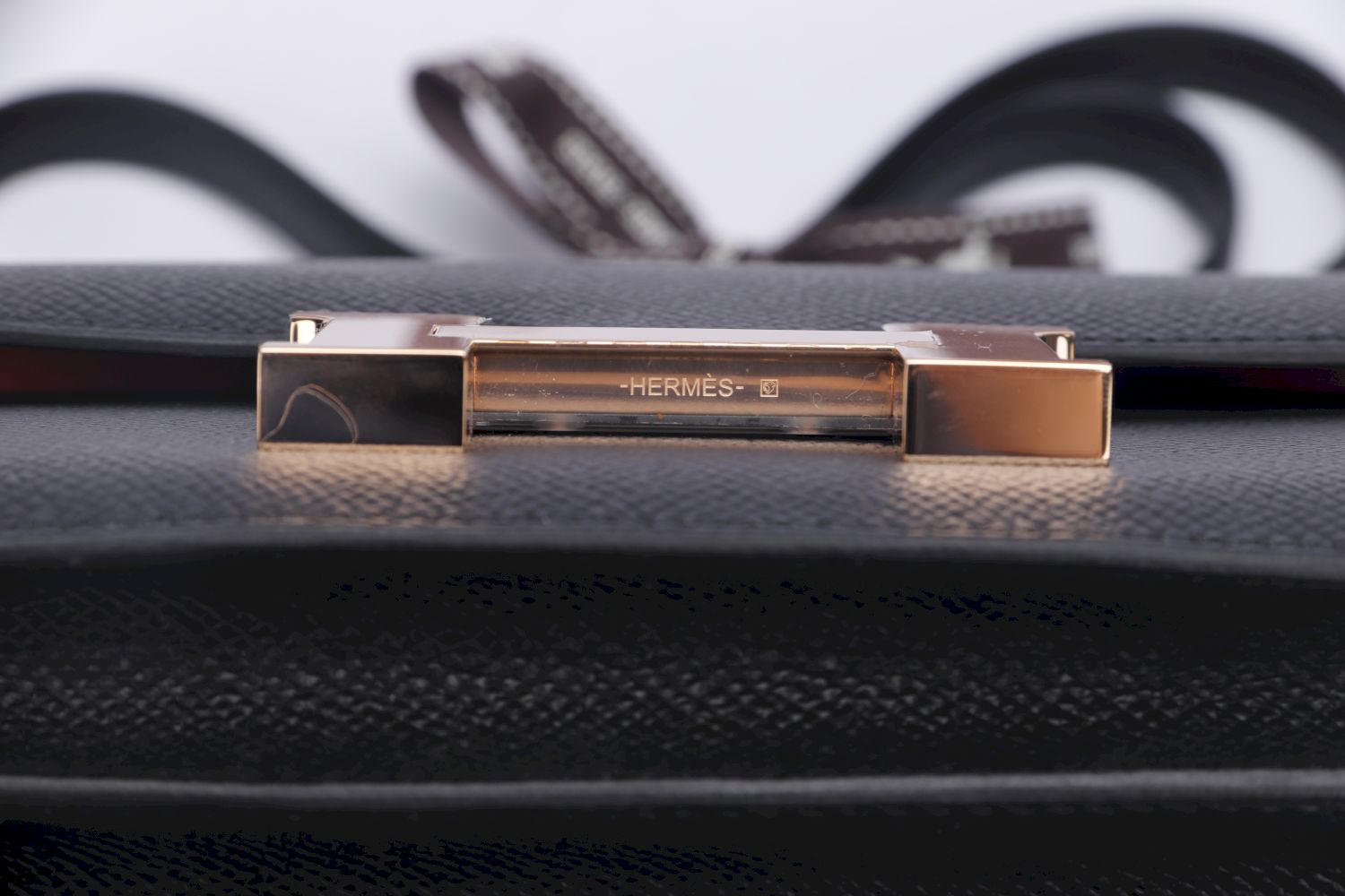 Hermes Constance HSS 18cm, Black Interior Rouge H, Epsom Leather