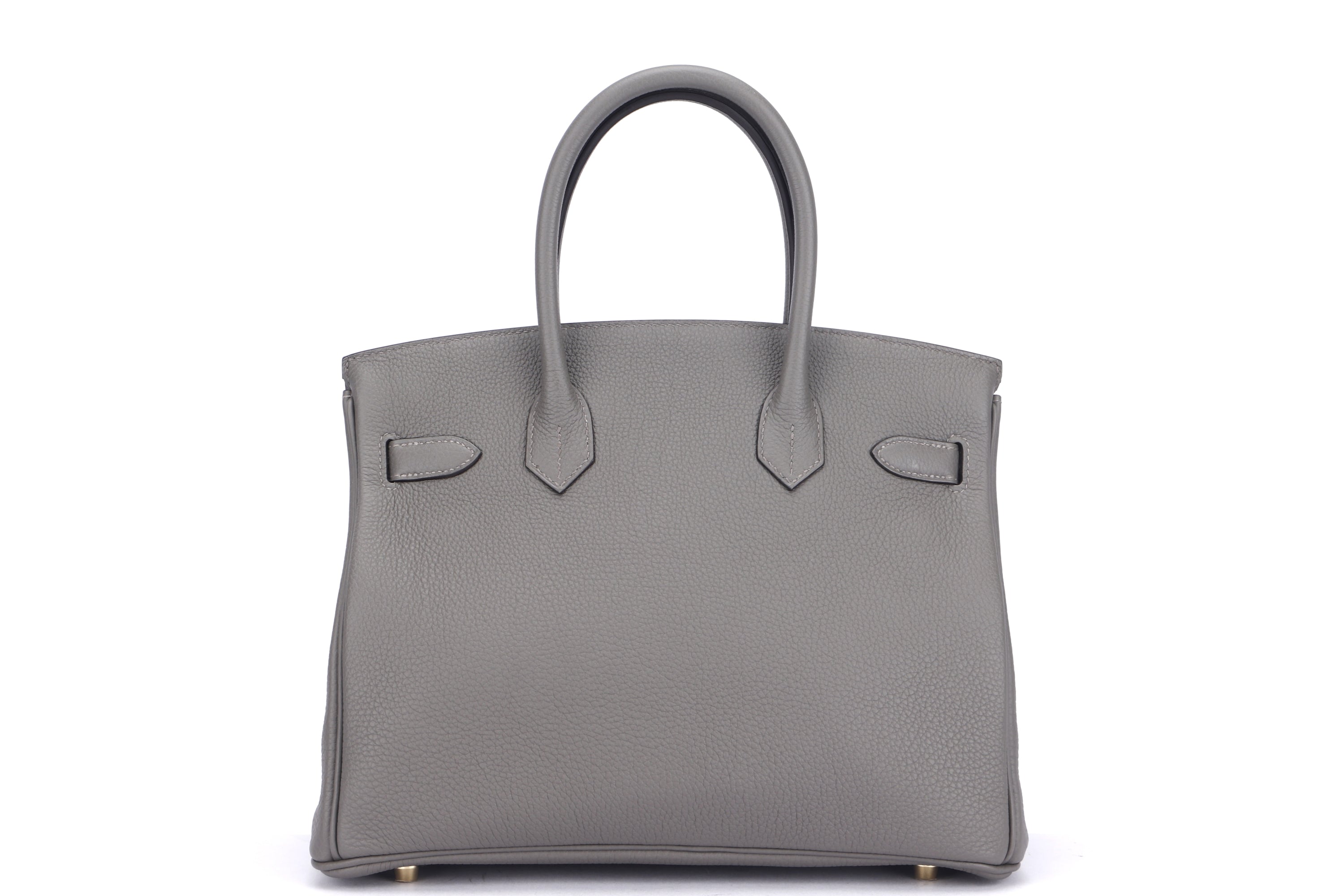 HERMES BIRKIN 30 (STAMP U) GRIS MEYER TOGO LEATHER GOLD HARDWARE, WITH KEYS, LOCK, DUST COVER & BOX