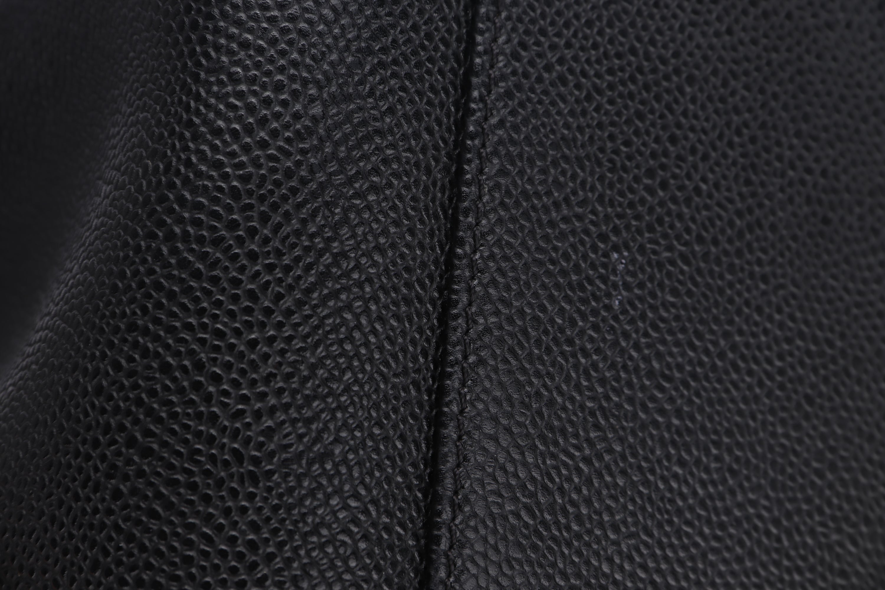 CHANEL GST (1987xxxx) BLACK CAVIAR LEATHER, SILVER HARDWARE, WITH CARD, NO DUST COVER & BOX