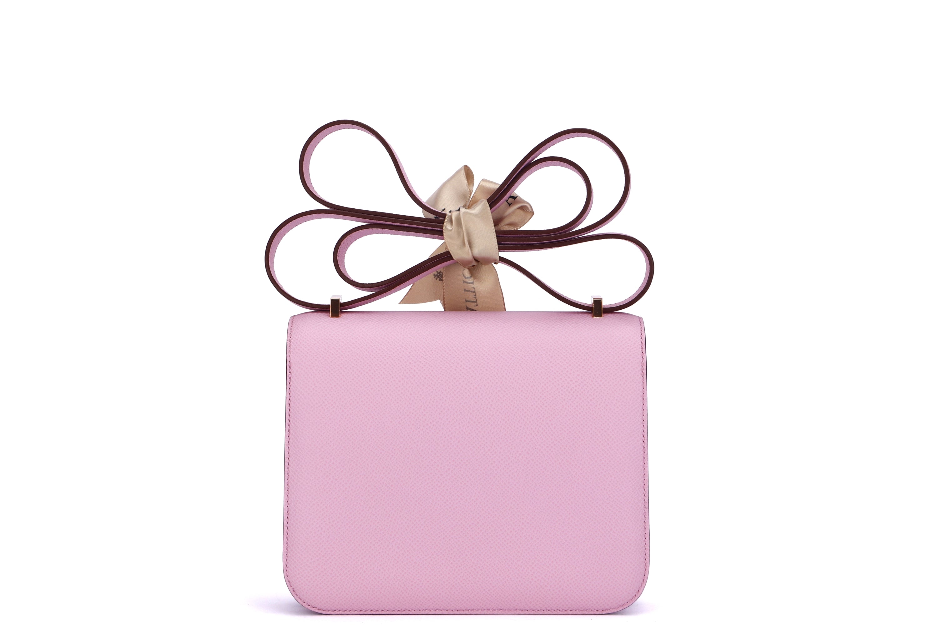 HERMES CONSTANCE 18 (STAMP Z) MAUVE SLYSTRE COLOR EPSOM LEATHER ROSEGOLD HARDWARE, WITH DUST COVER & BOX