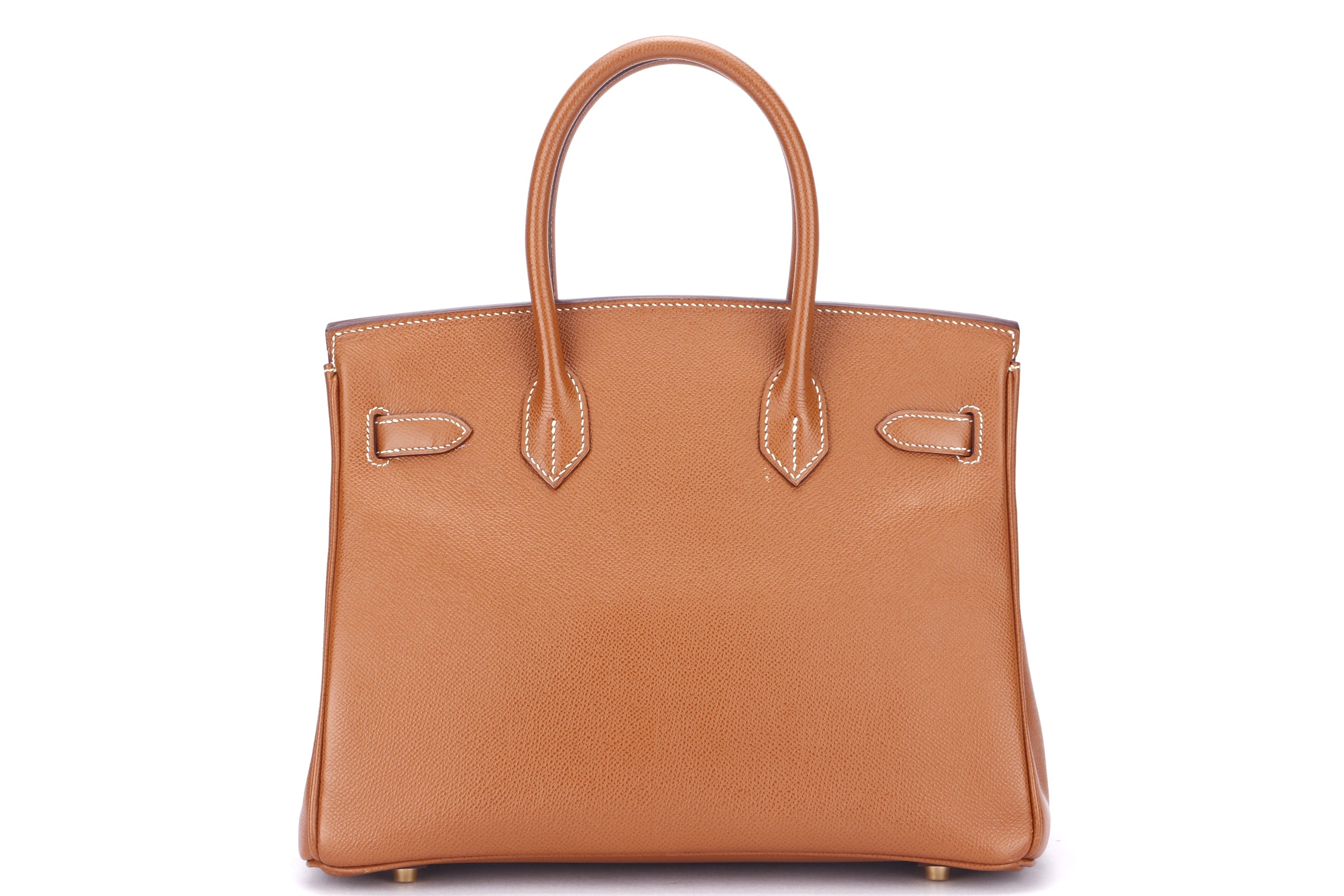 HERMES BIRKIN 30CM (STAMP G SQUARE) GOLD COLOR EPSOM LEATHER, GOLD HARDWARE, WITH LOCK, KEYS & DUST COVER