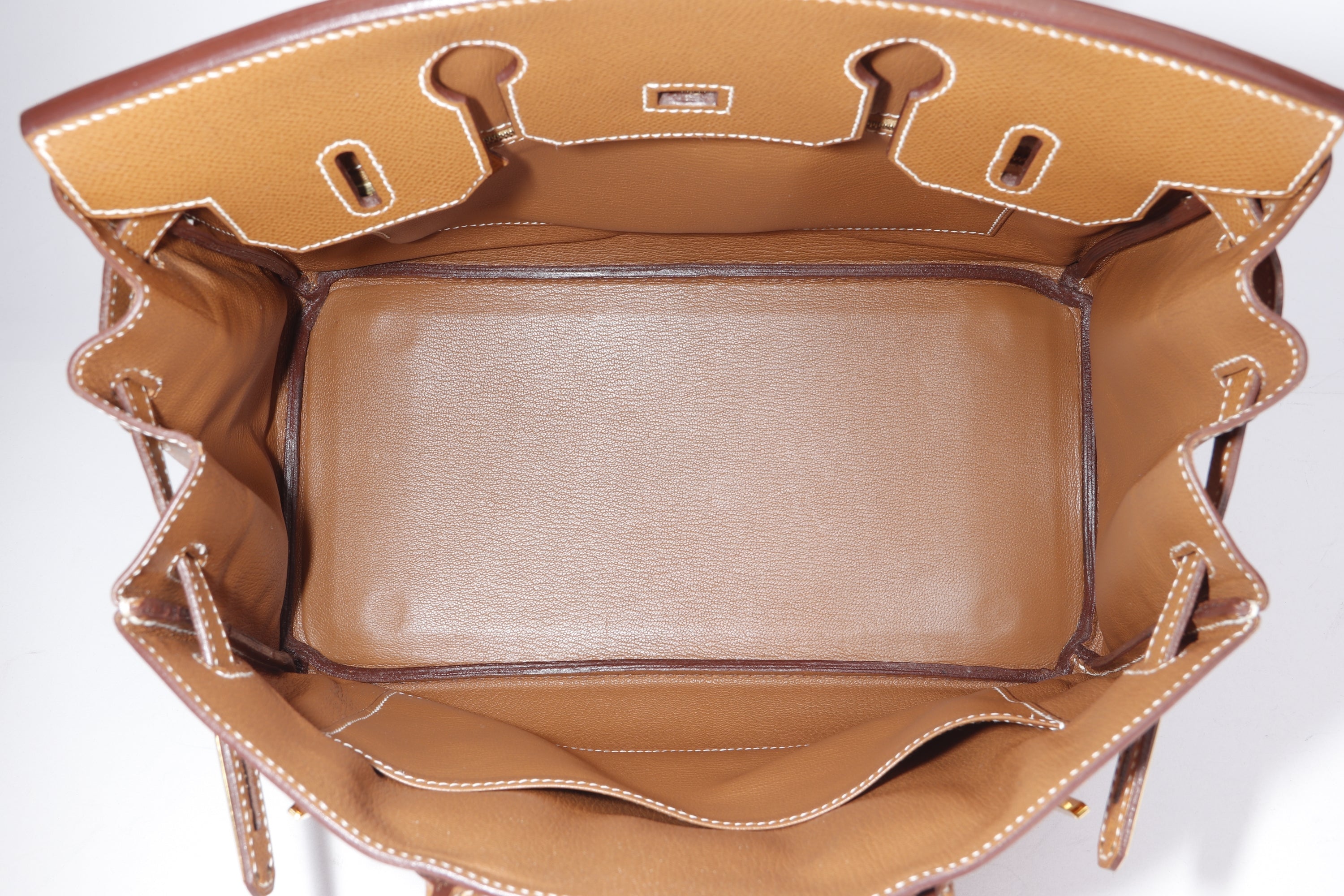 HERMES BIRKIN 30CM (STAMP G SQUARE) GOLD COLOR EPSOM LEATHER, GOLD HARDWARE, WITH LOCK, KEYS & DUST COVER