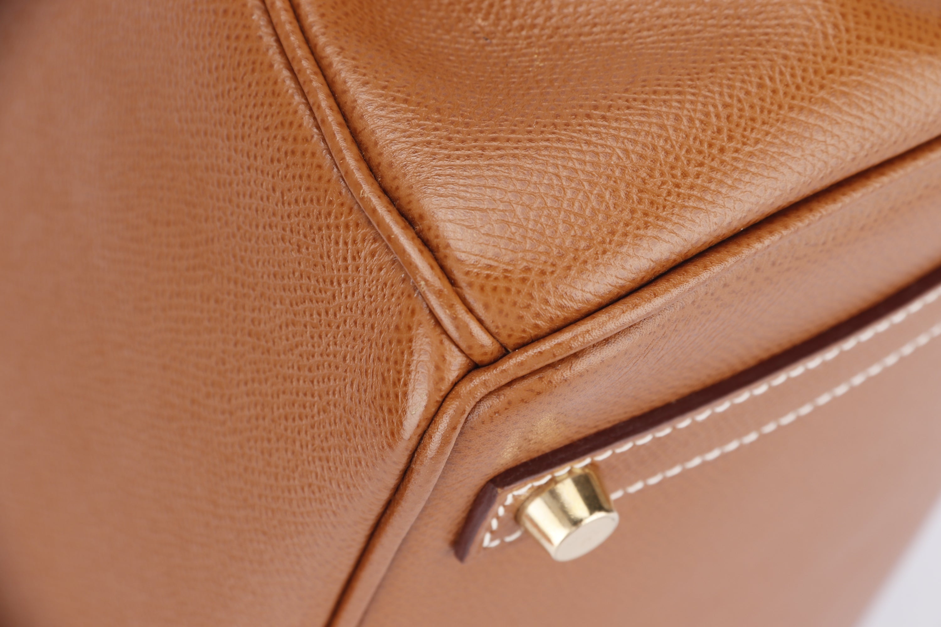 HERMES BIRKIN 30CM (STAMP G SQUARE) GOLD COLOR EPSOM LEATHER, GOLD HARDWARE, WITH LOCK, KEYS & DUST COVER