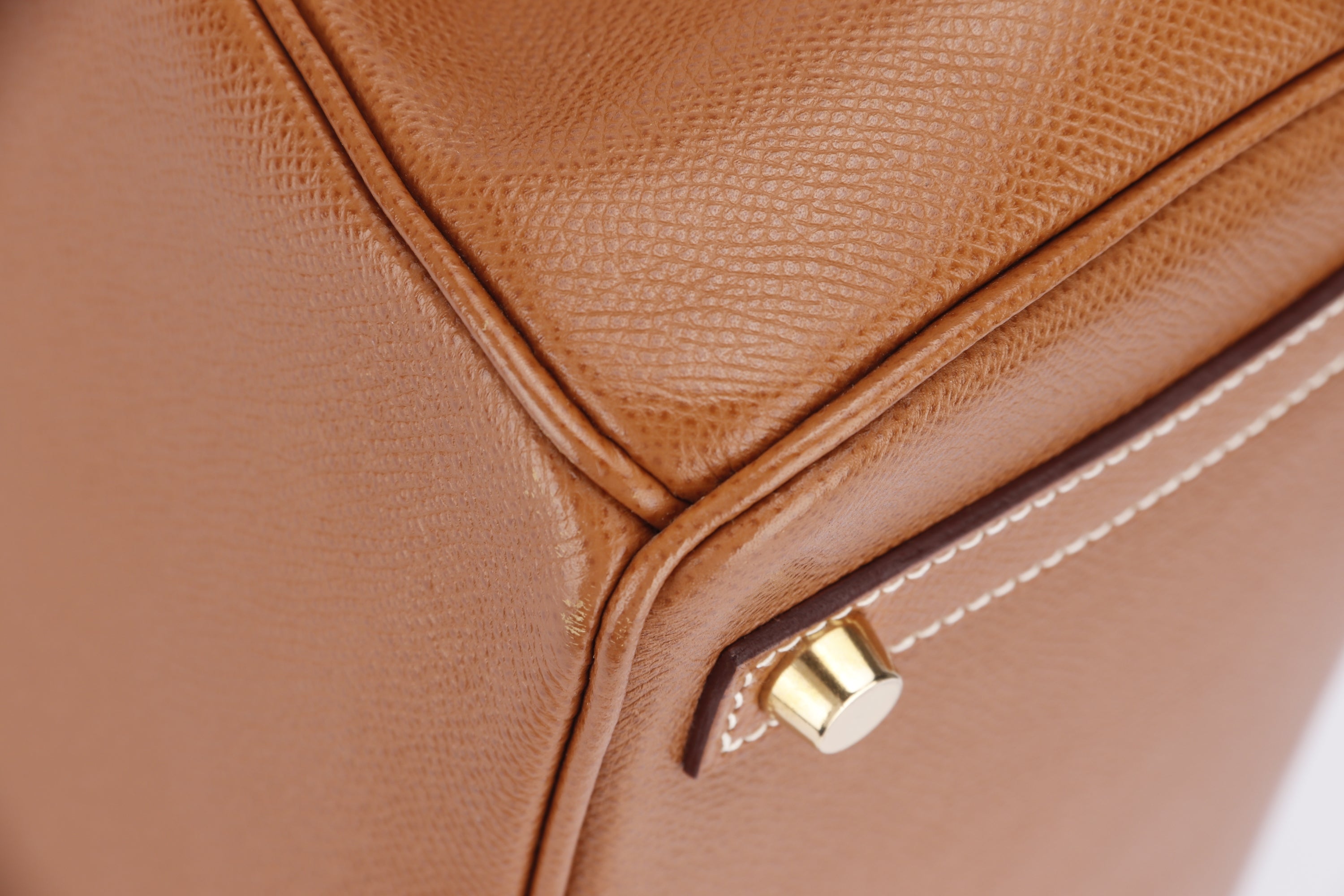HERMES BIRKIN 30CM (STAMP G SQUARE) GOLD COLOR EPSOM LEATHER, GOLD HARDWARE, WITH LOCK, KEYS & DUST COVER