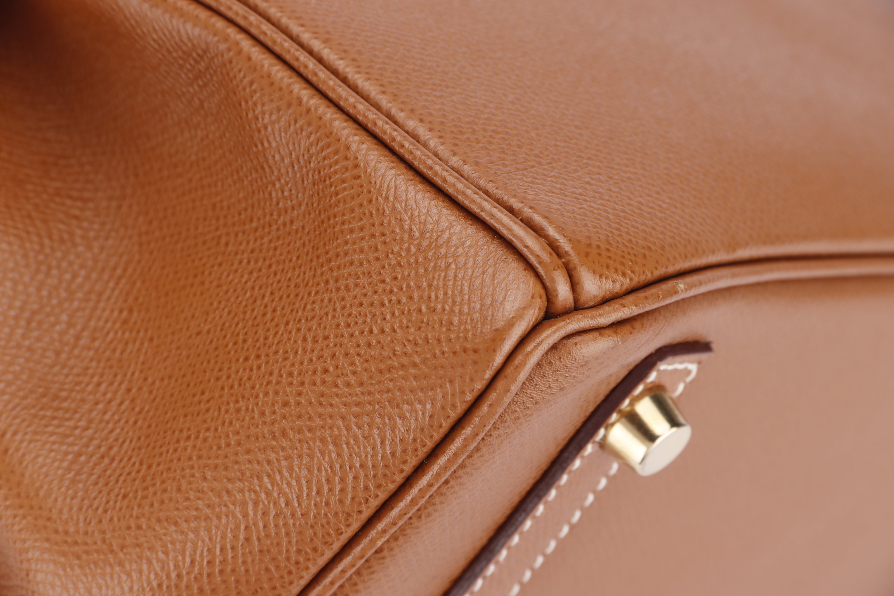 HERMES BIRKIN 30CM (STAMP G SQUARE) GOLD COLOR EPSOM LEATHER, GOLD HARDWARE, WITH LOCK, KEYS & DUST COVER