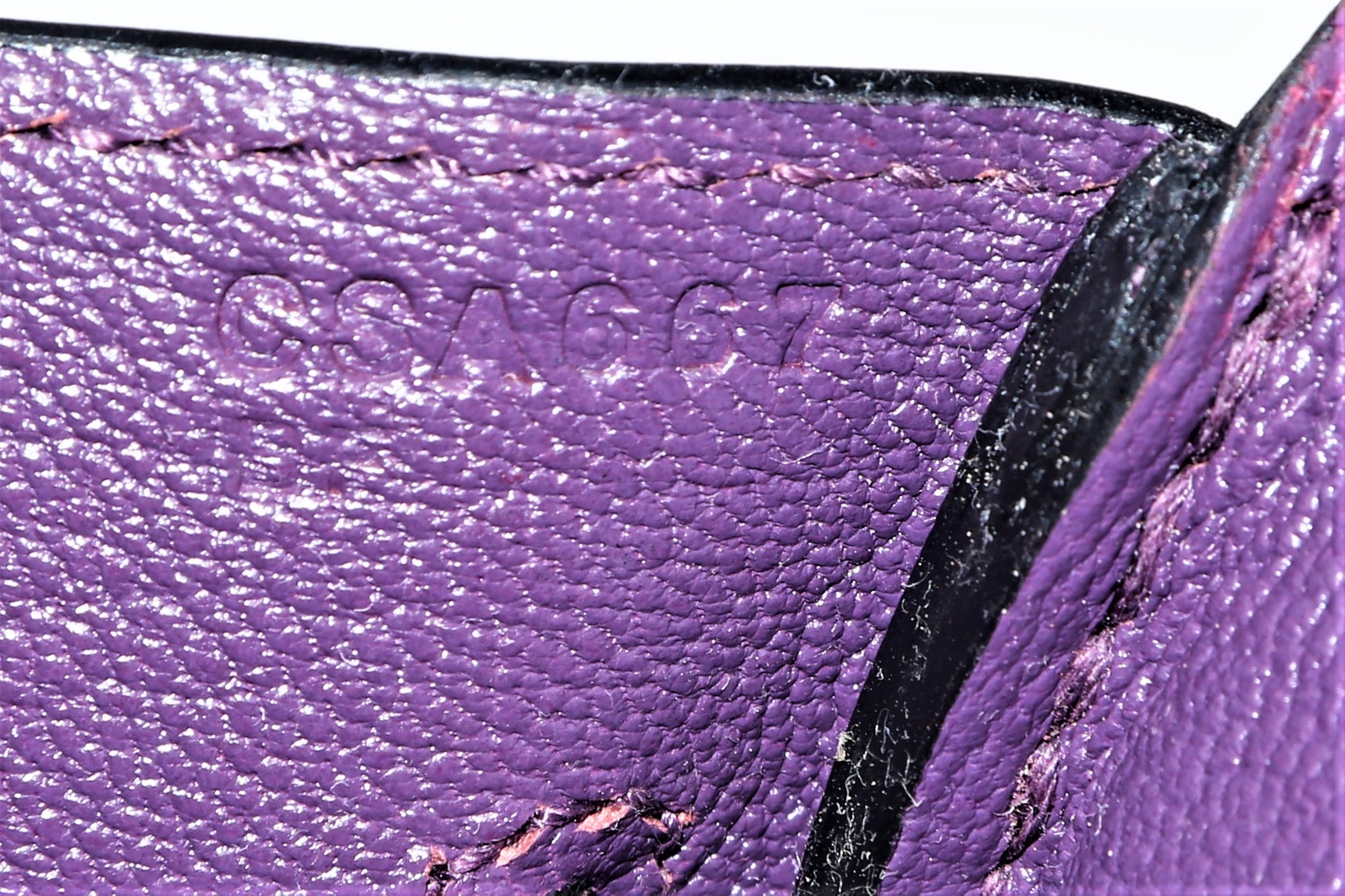 (EXOTIC) HERMES BIRKIN 30 (STAMP C) OSTRICH VIOLET SILVER HARDWARE, WITH LOCK, KEYS, RAINCOAT, DUST COVER & BOX