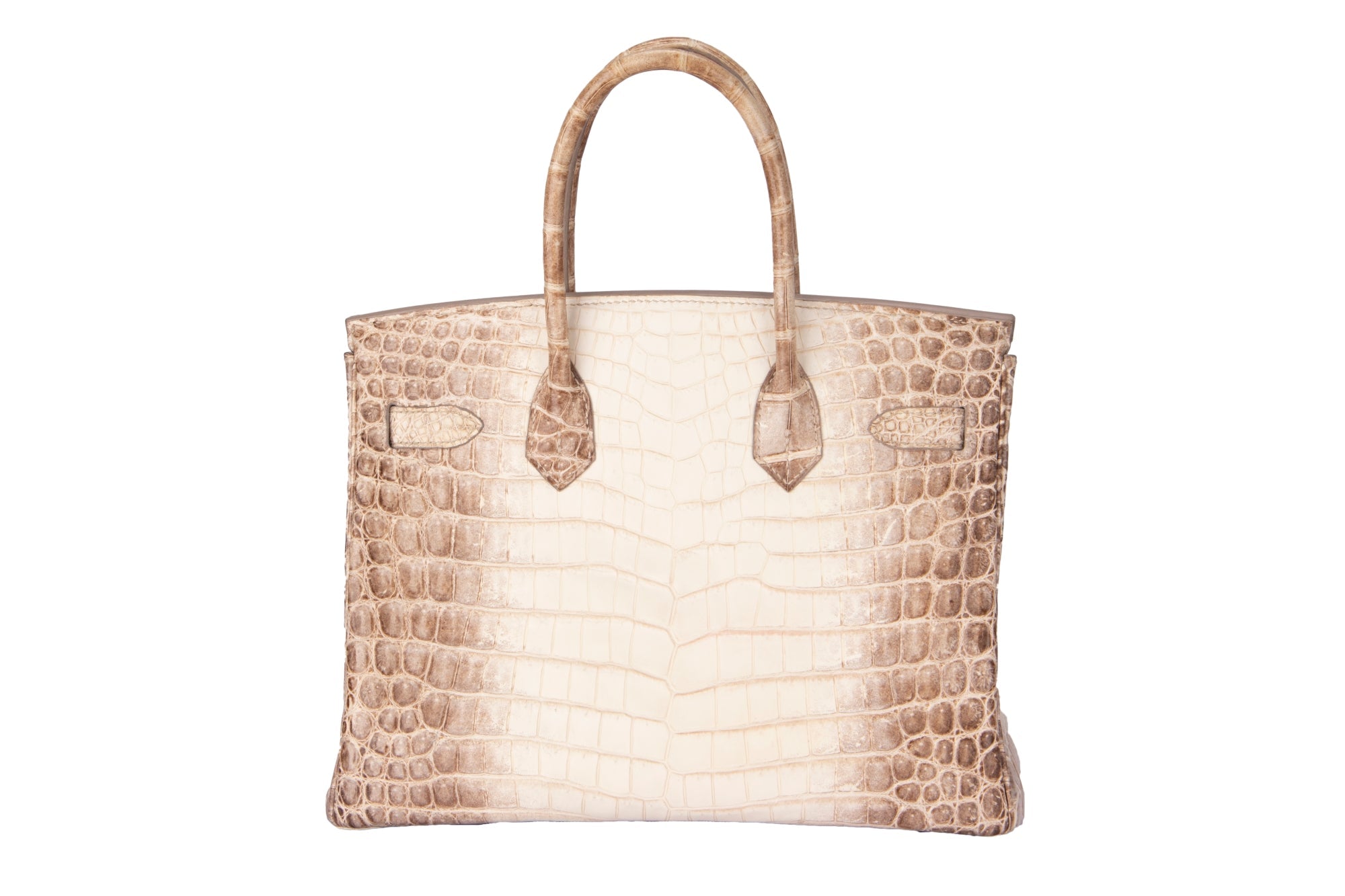 (Exotic) Hermes Birkin 30 Himalaya, Stamp L, Niloticus Leather, Silver Hardware, with Lock, Keys and Dust Cover