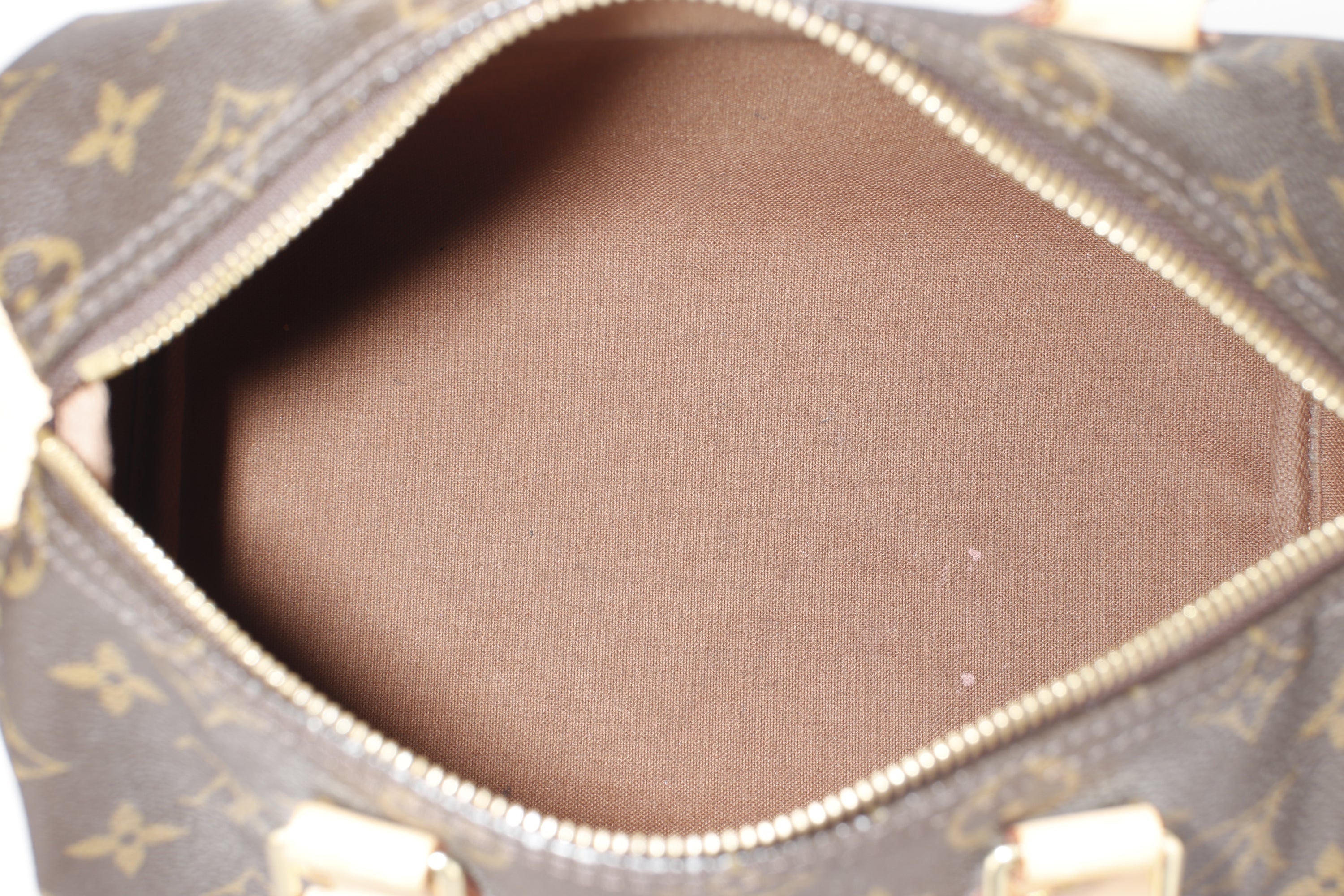 LOUIS VUITTON M41109 SPEEDY 25 (SP1006) MONOGRAM CANVAS, WITH LOCK, NO KEYS & DUST COVER