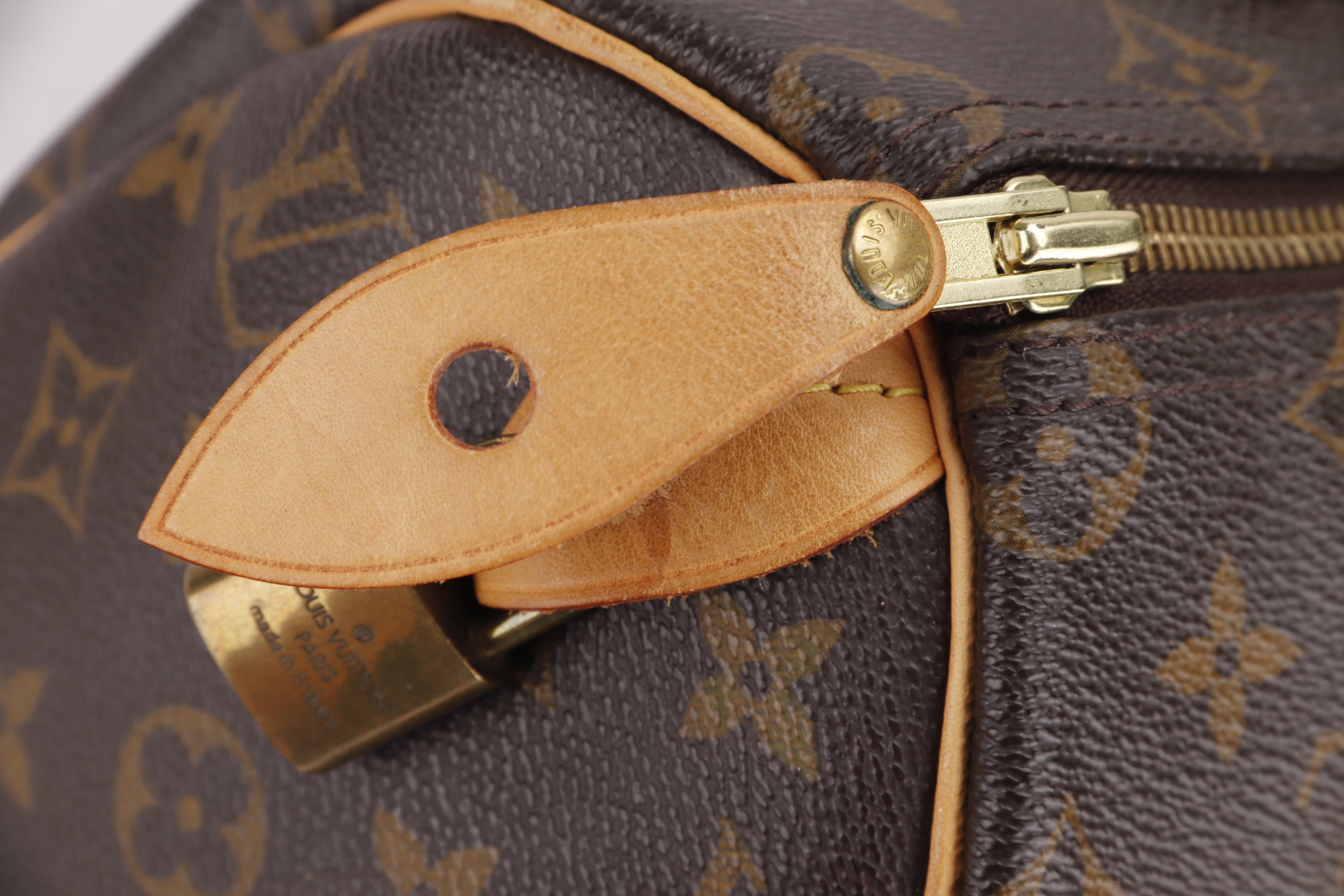 LOUIS VUITTON M41109 SPEEDY 25 (SP1006) MONOGRAM CANVAS, WITH LOCK, NO KEYS & DUST COVER