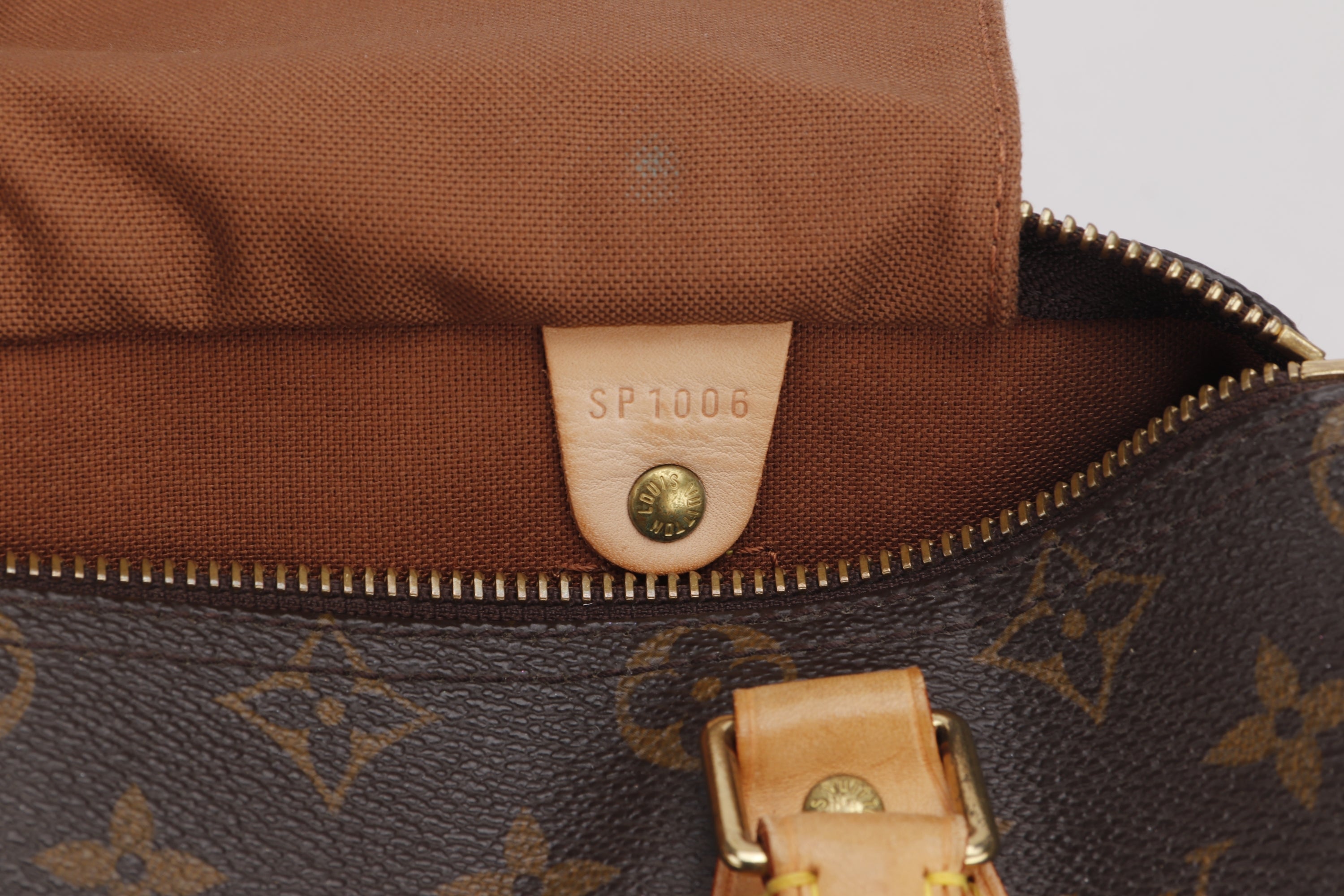 LOUIS VUITTON M41109 SPEEDY 25 (SP1006) MONOGRAM CANVAS, WITH LOCK, NO KEYS & DUST COVER