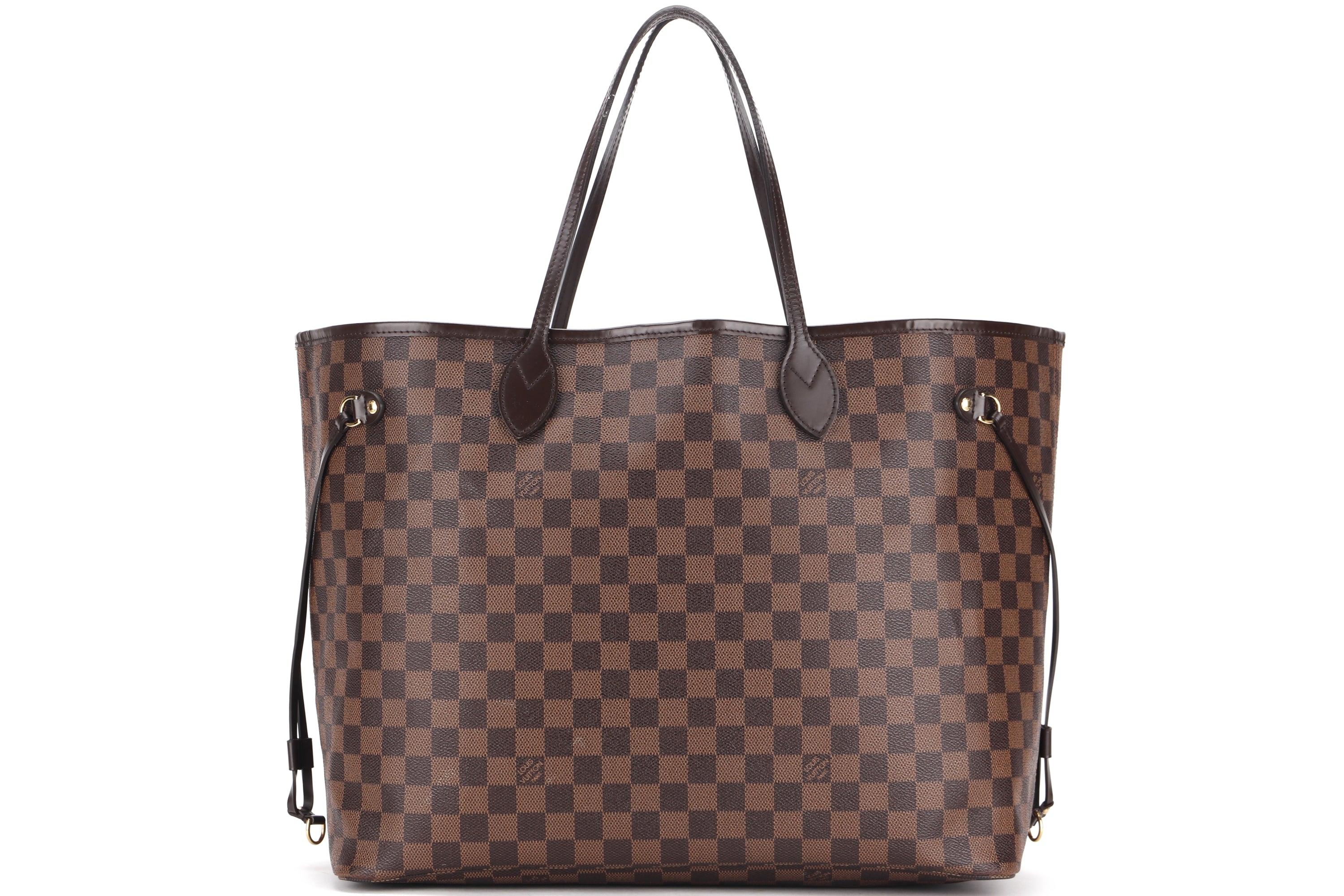 LOUIS VUITTON N41357 NEVERFULL (FL1134) GM SIZE, DAMIER EBENE, WITH POUCH & DUST COVER