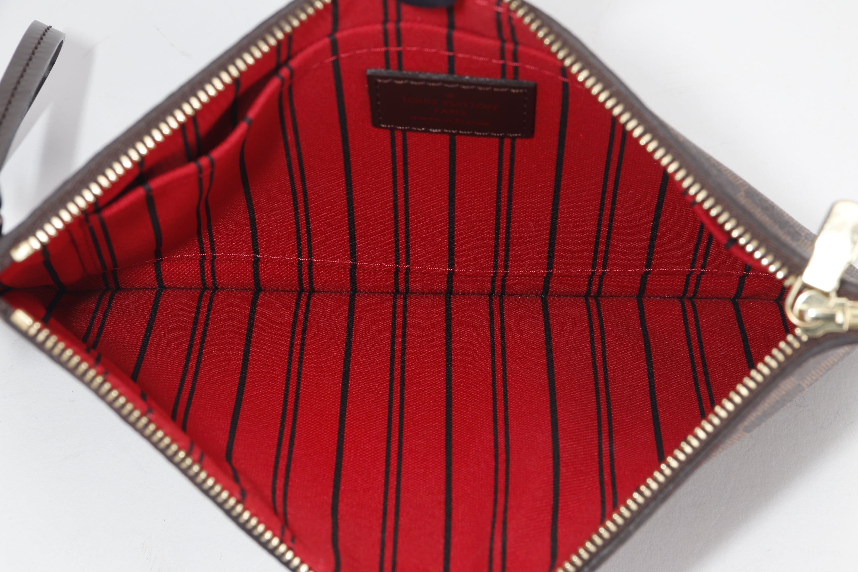 LOUIS VUITTON N41357 NEVERFULL (FL1134) GM SIZE, DAMIER EBENE, WITH POUCH & DUST COVER