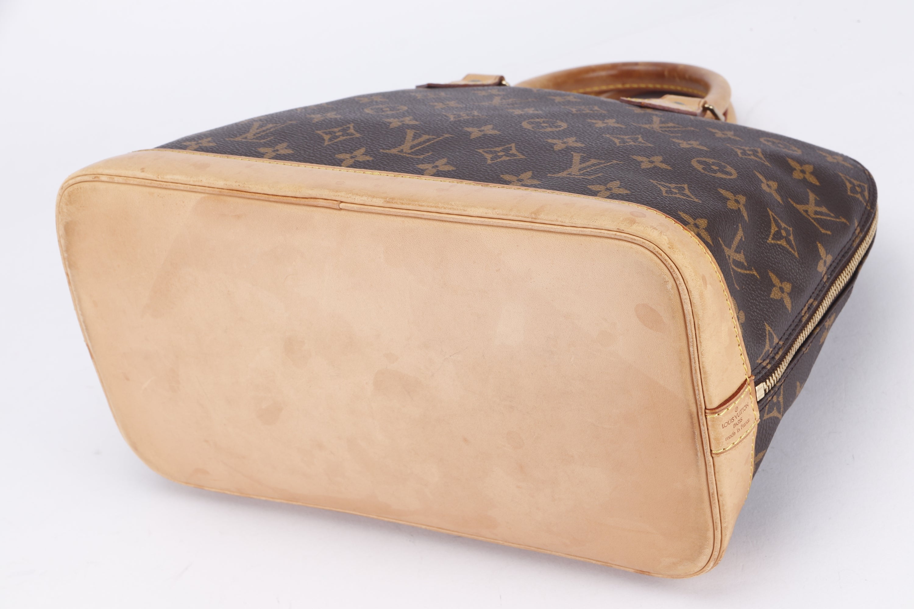 LOUIS VUITTON ALMA (BA0966) PM SIZE MONOGRAM EBÈNE, NO DUST COVER