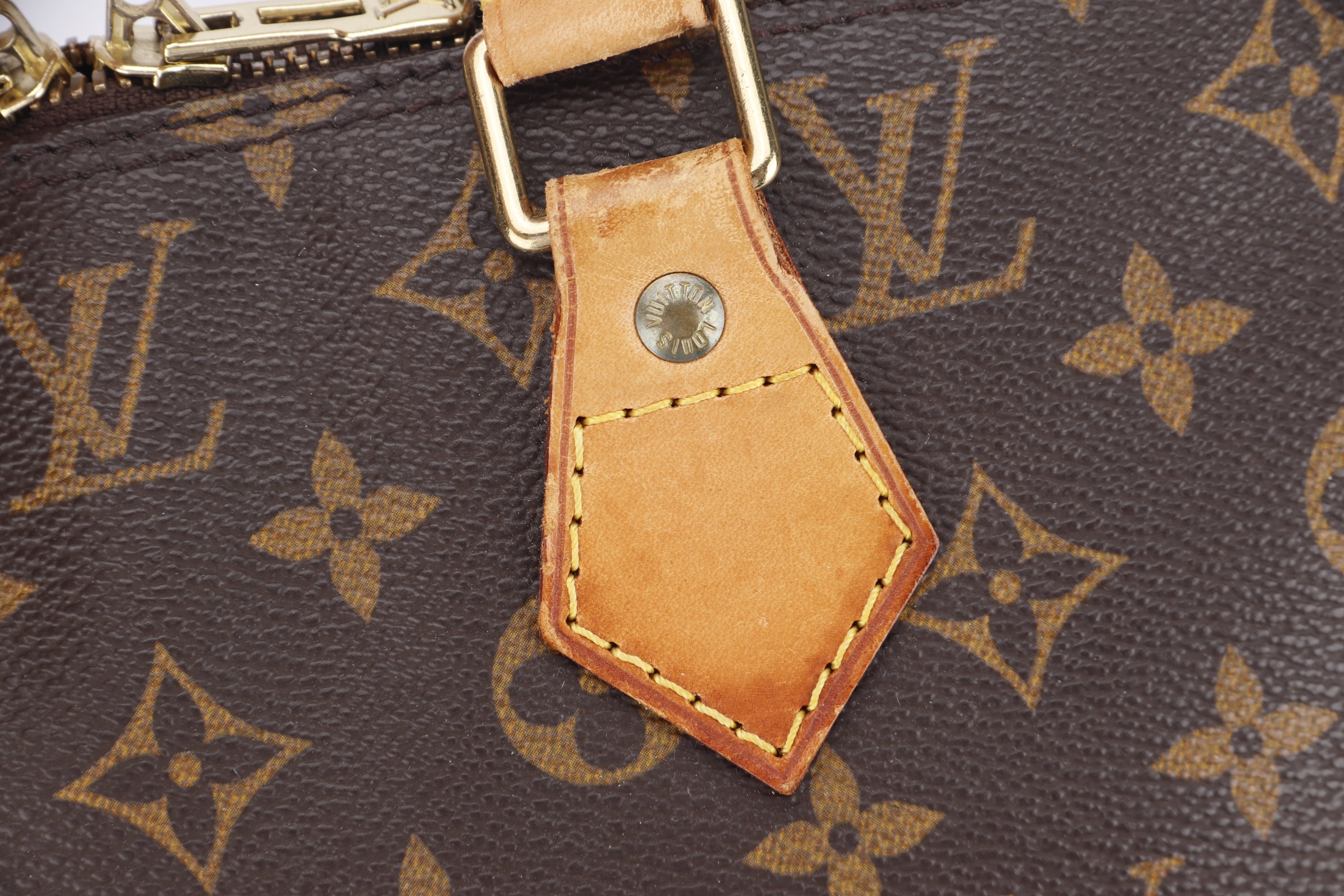 LOUIS VUITTON ALMA (BA0966) PM SIZE MONOGRAM EBÈNE, NO DUST COVER