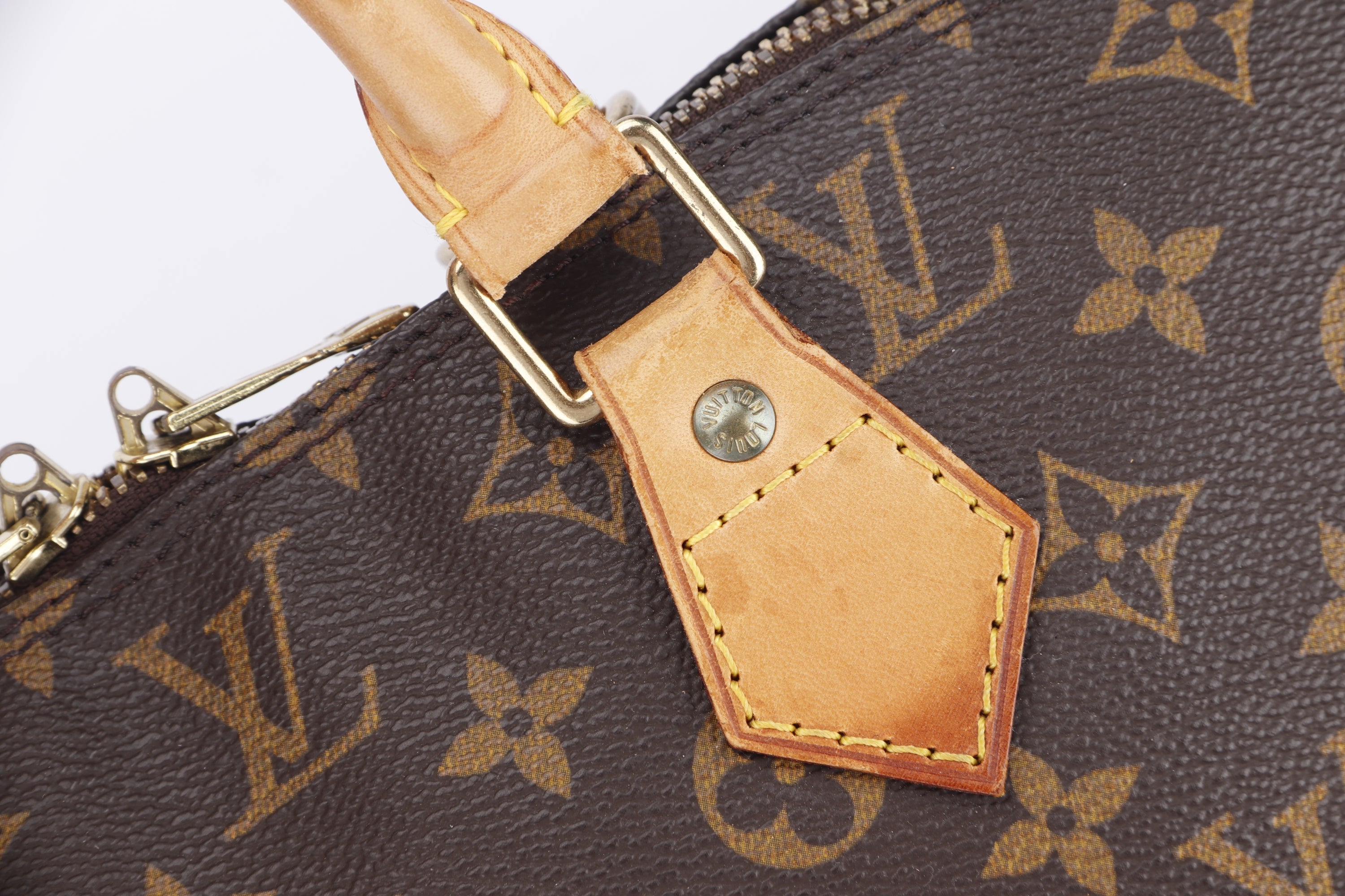 LOUIS VUITTON ALMA (BA0966) PM SIZE MONOGRAM EBÈNE, NO DUST COVER