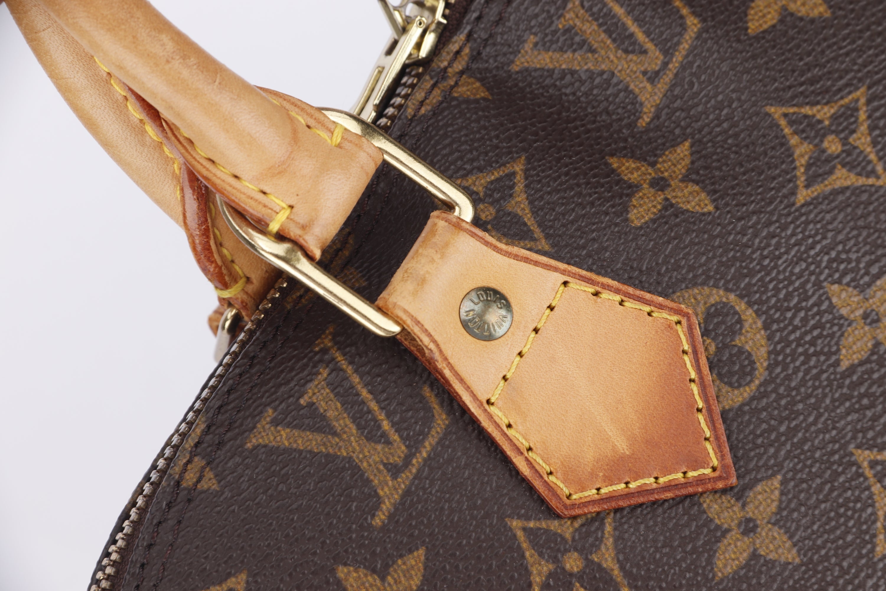 LOUIS VUITTON ALMA (BA0966) PM SIZE MONOGRAM EBÈNE, NO DUST COVER