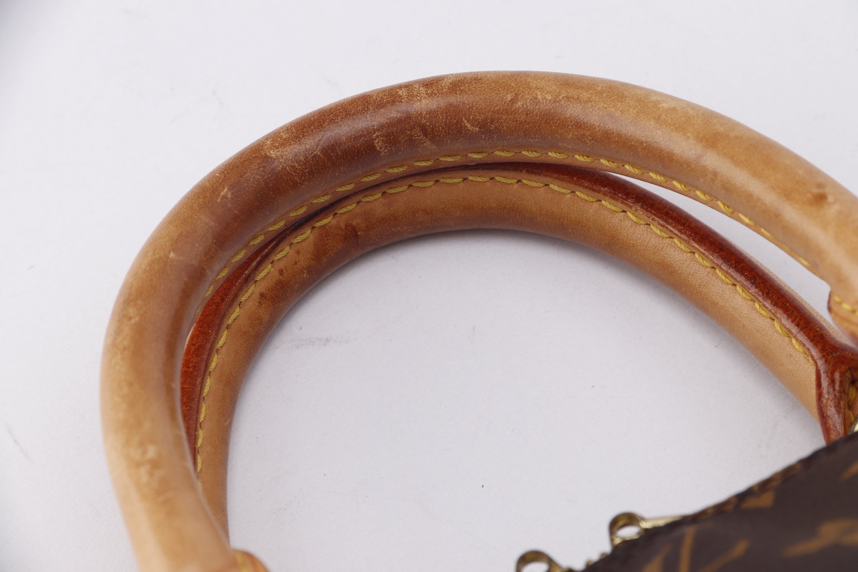 LOUIS VUITTON ALMA (BA0966) PM SIZE MONOGRAM EBÈNE, NO DUST COVER