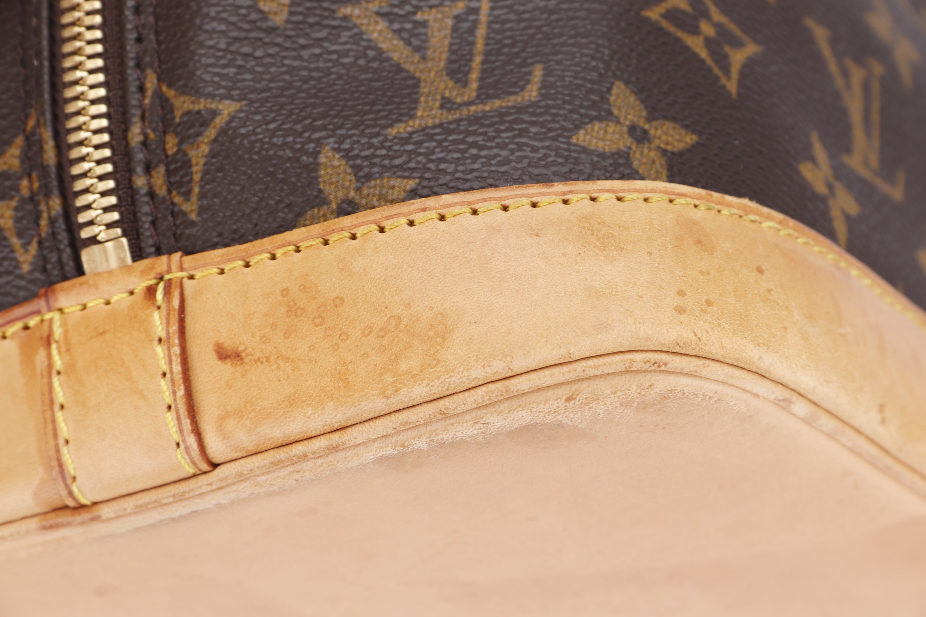 LOUIS VUITTON ALMA (BA0966) PM SIZE MONOGRAM EBÈNE, NO DUST COVER