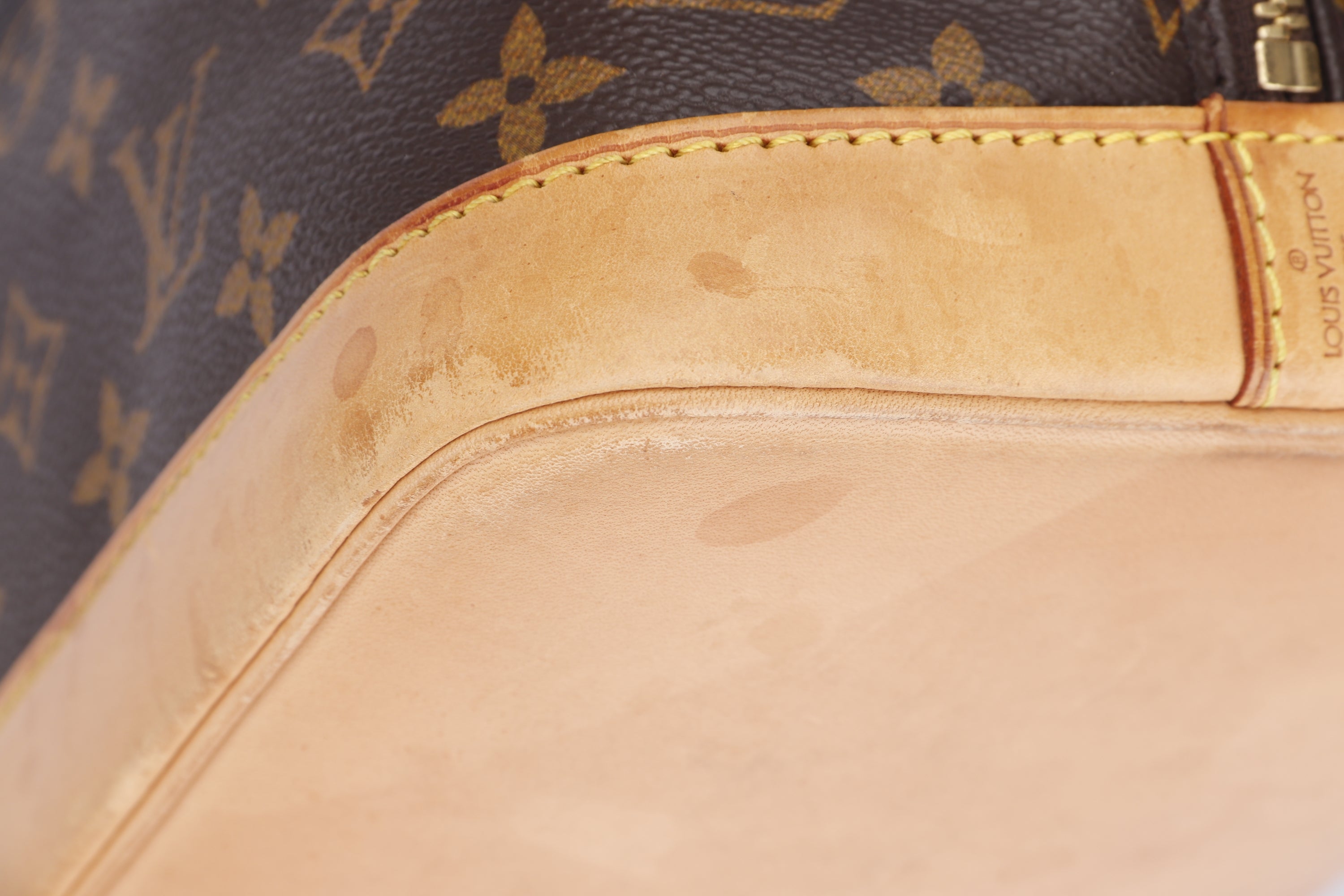 LOUIS VUITTON ALMA (BA0966) PM SIZE MONOGRAM EBÈNE, NO DUST COVER