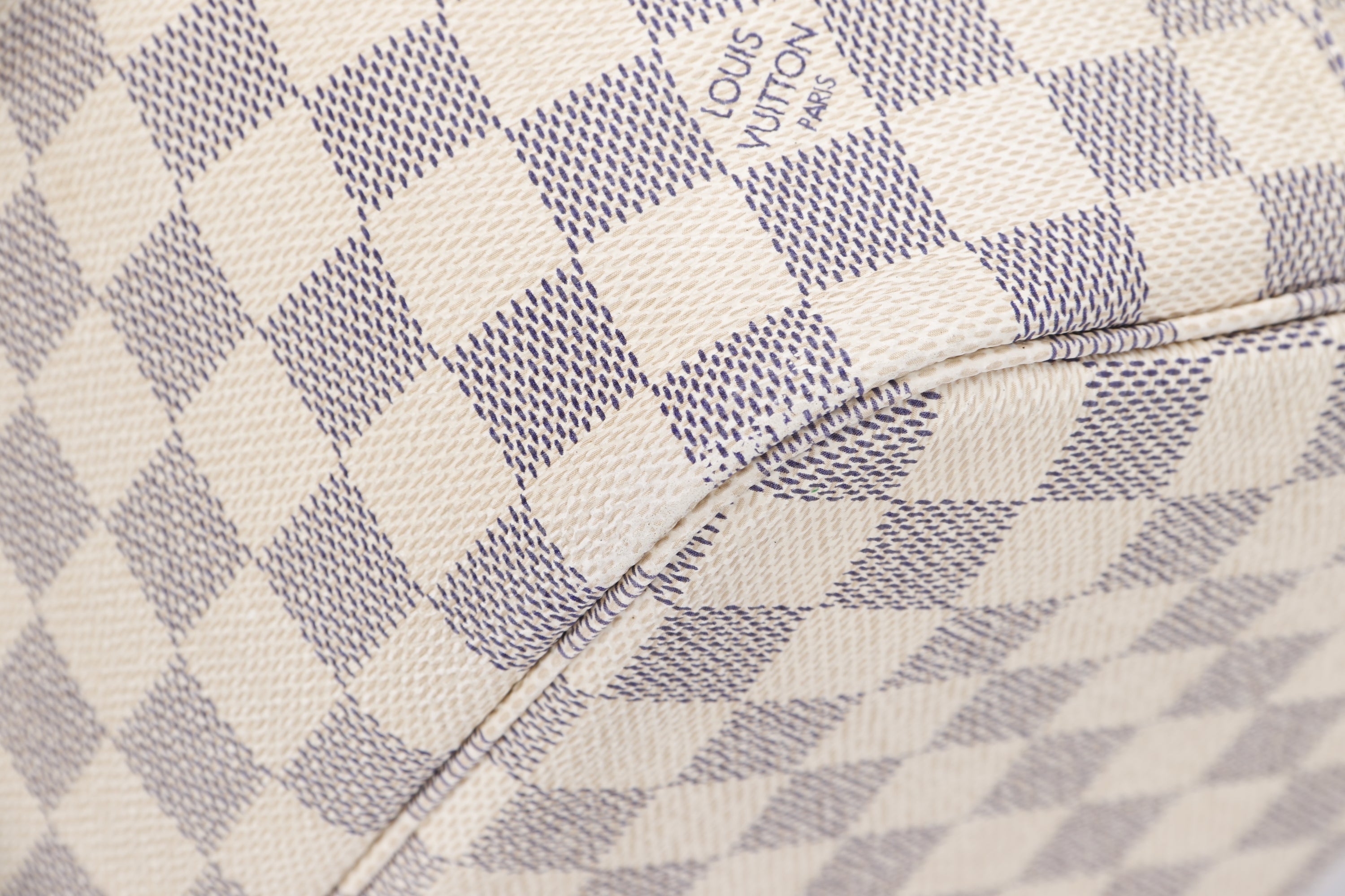 LOUIS VUITTON N51110 NEVERFULL (SA4100) MM SIZE, DAMIER AZUR CANVAS, NO DUST COVER