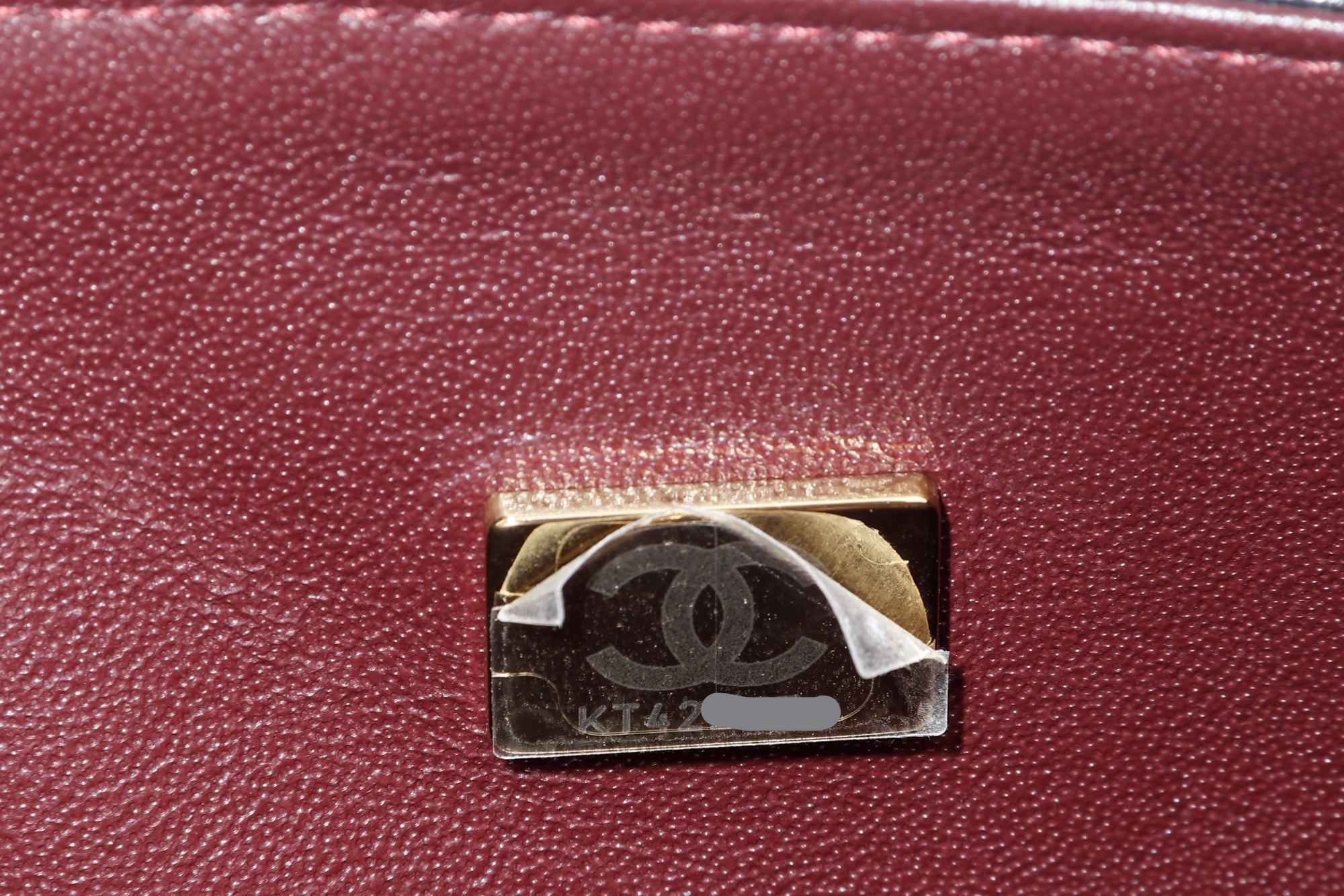 Chanel Classic Flap (KT42xxxx) Medium Size Black Caviar Leather Gold Hardware, with Dust Cover & Box