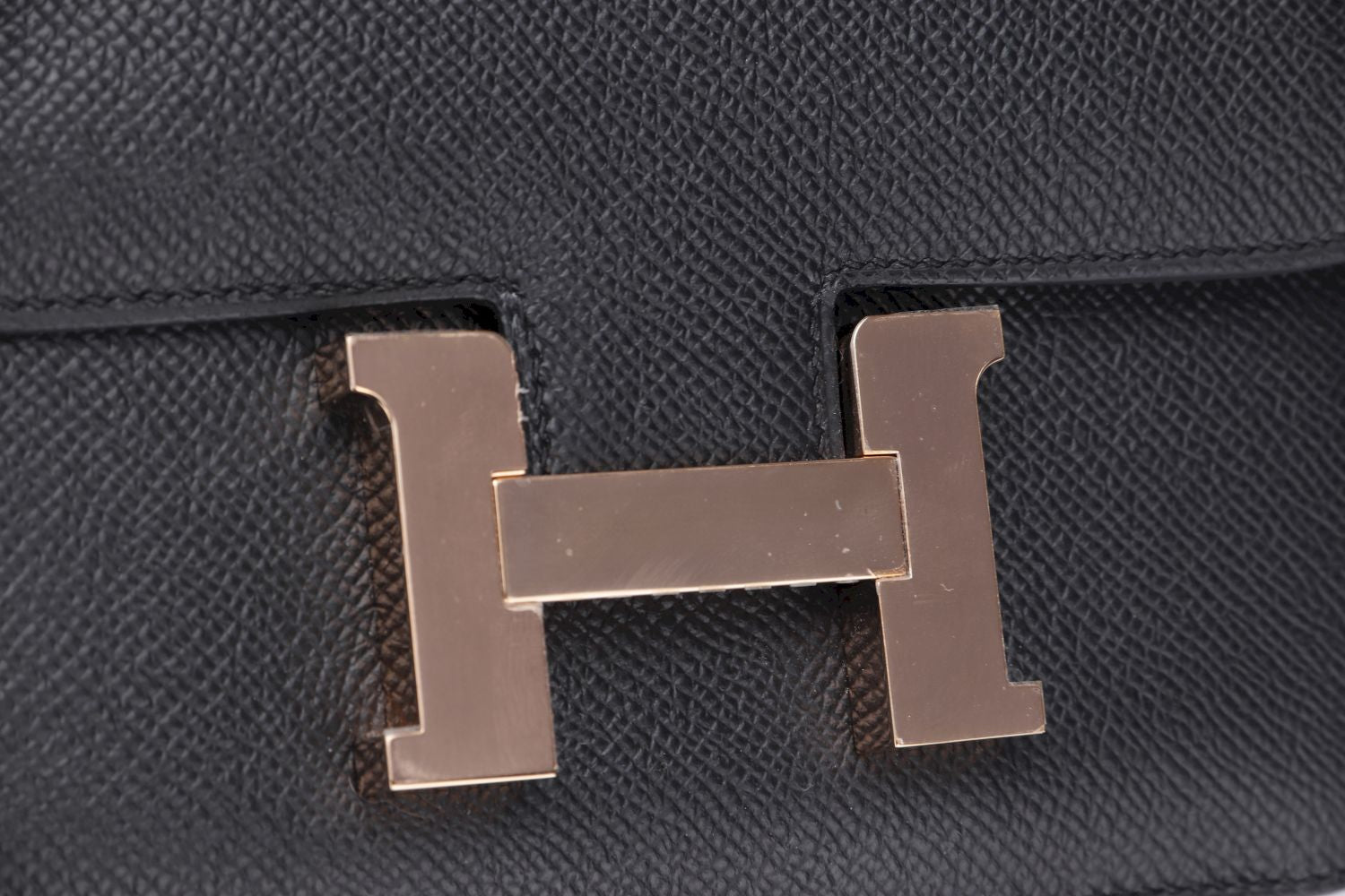 Hermes Constance HSS 18cm, Black Interior Rouge H, Epsom Leather