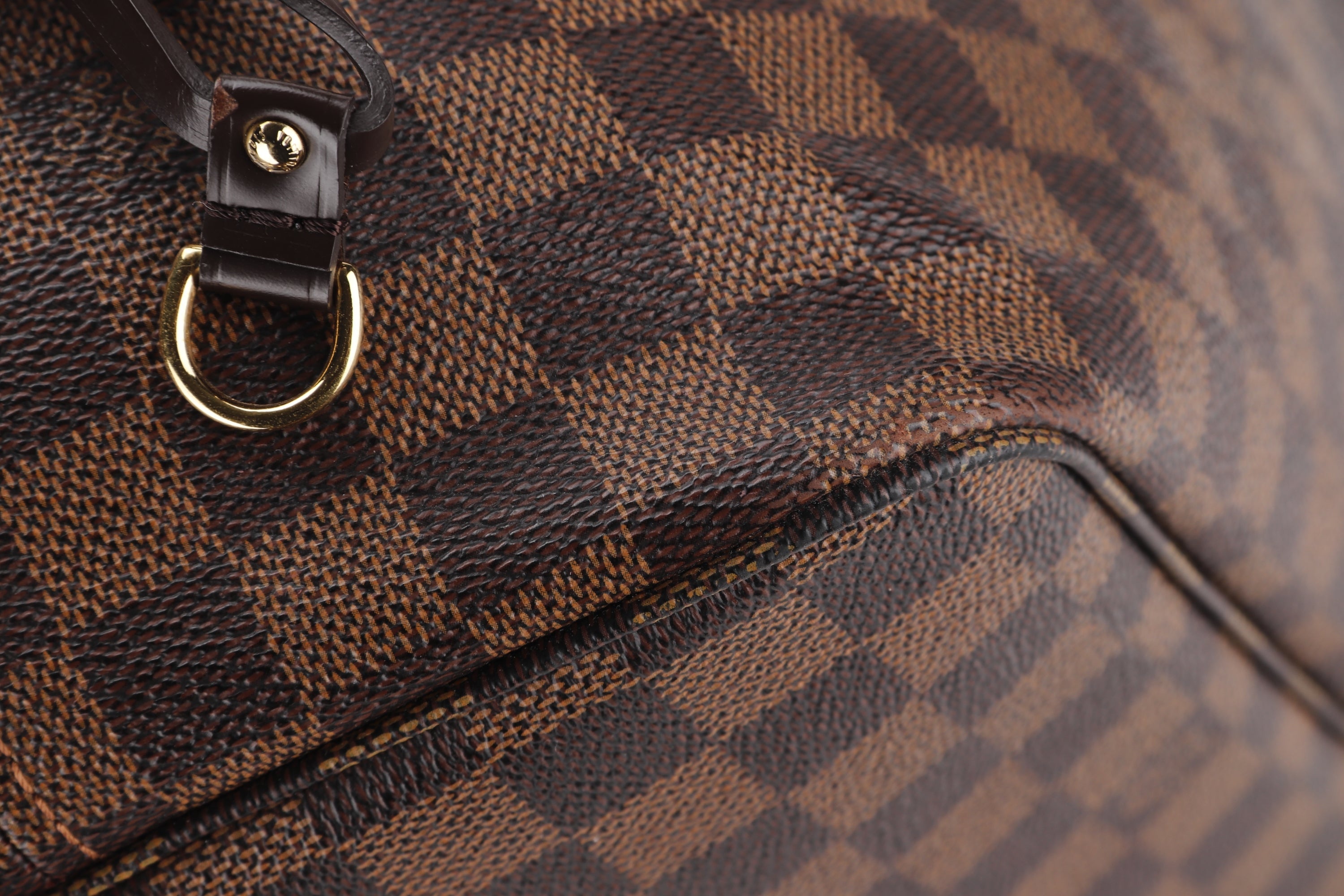 LOUIS VUITTON N41357 NEVERFULL (FL1134) GM SIZE, DAMIER EBENE, WITH POUCH & DUST COVER