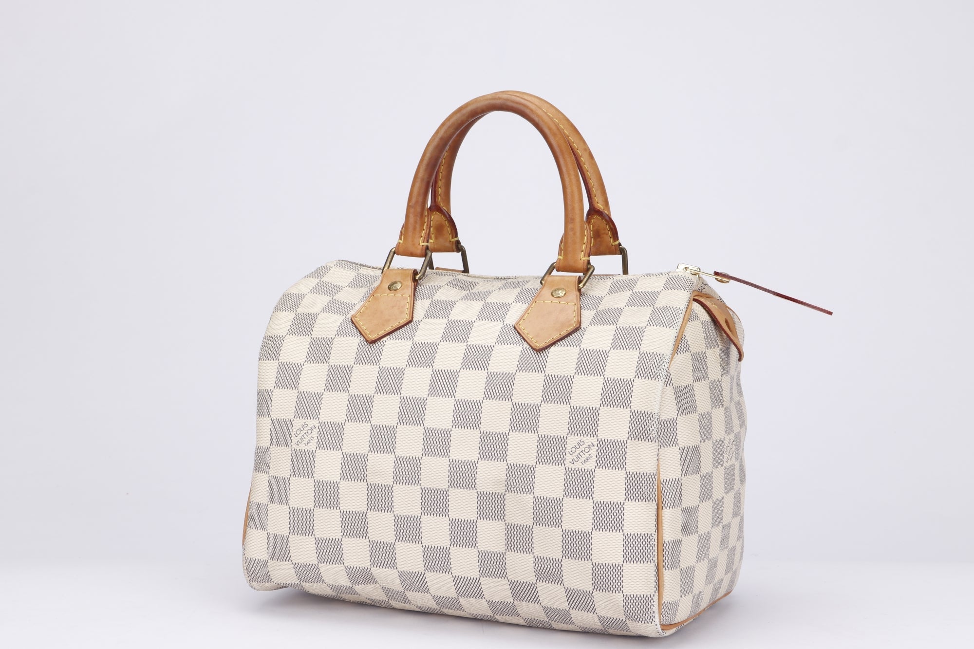 Louis Vuitton Speedy 25 (N41534) (MB1143) Damier Azur Canvas, with Keys, Lock & Dust Cover