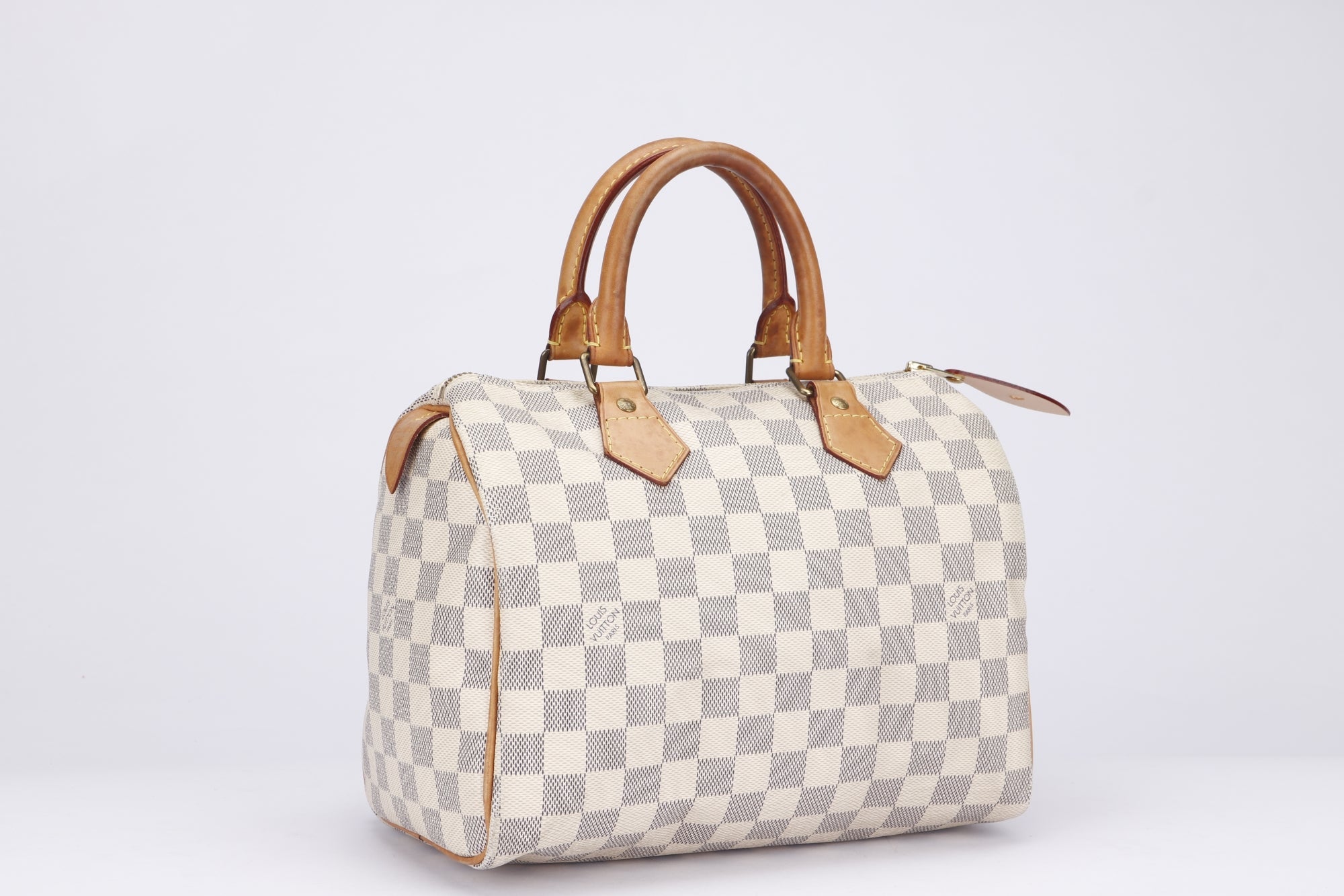 Louis Vuitton Speedy 25 (N41534) (MB1143) Damier Azur Canvas, with Keys, Lock & Dust Cover