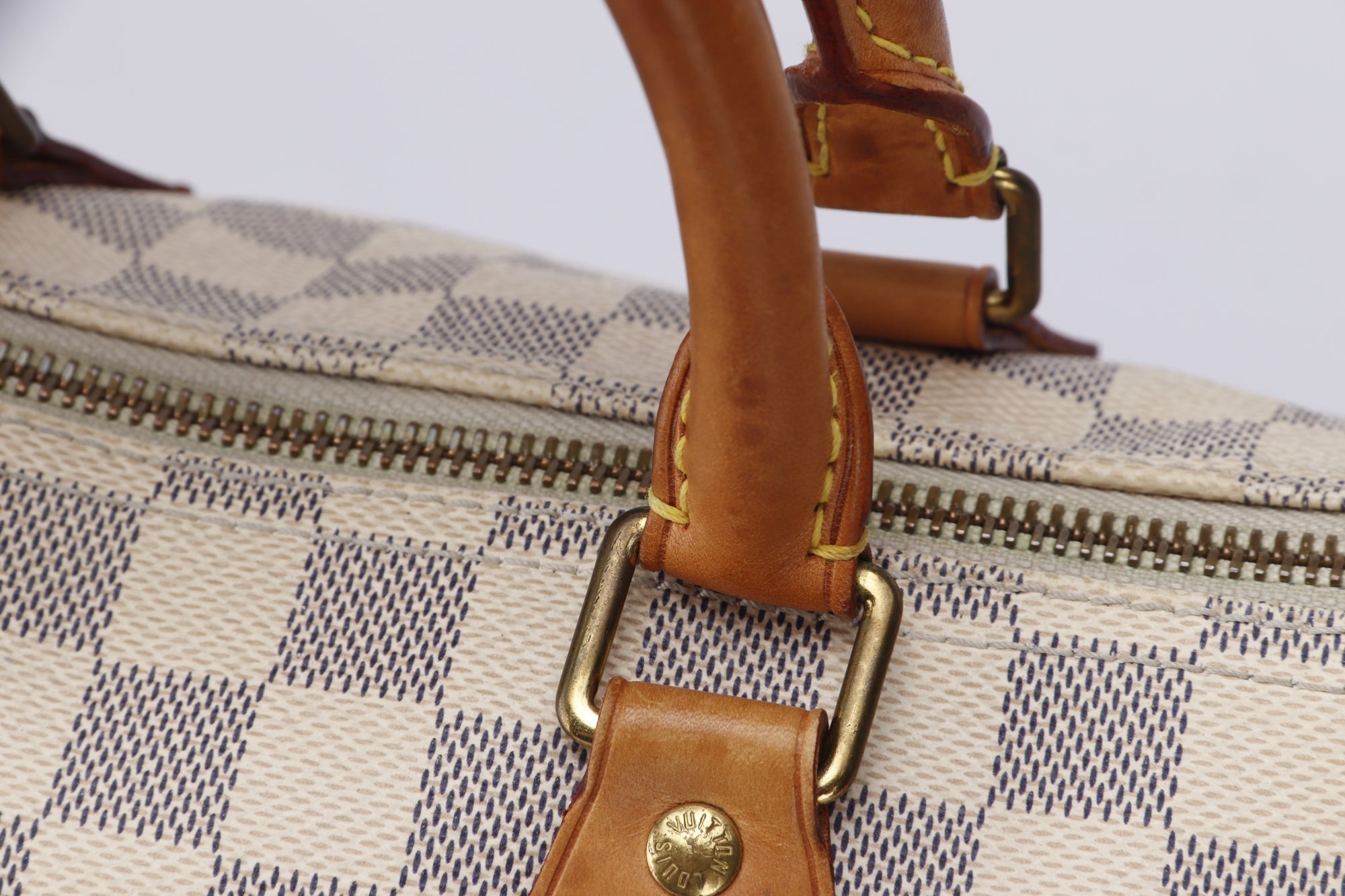 Louis Vuitton Speedy 25 (N41534) (MB1143) Damier Azur Canvas, with Keys, Lock & Dust Cover