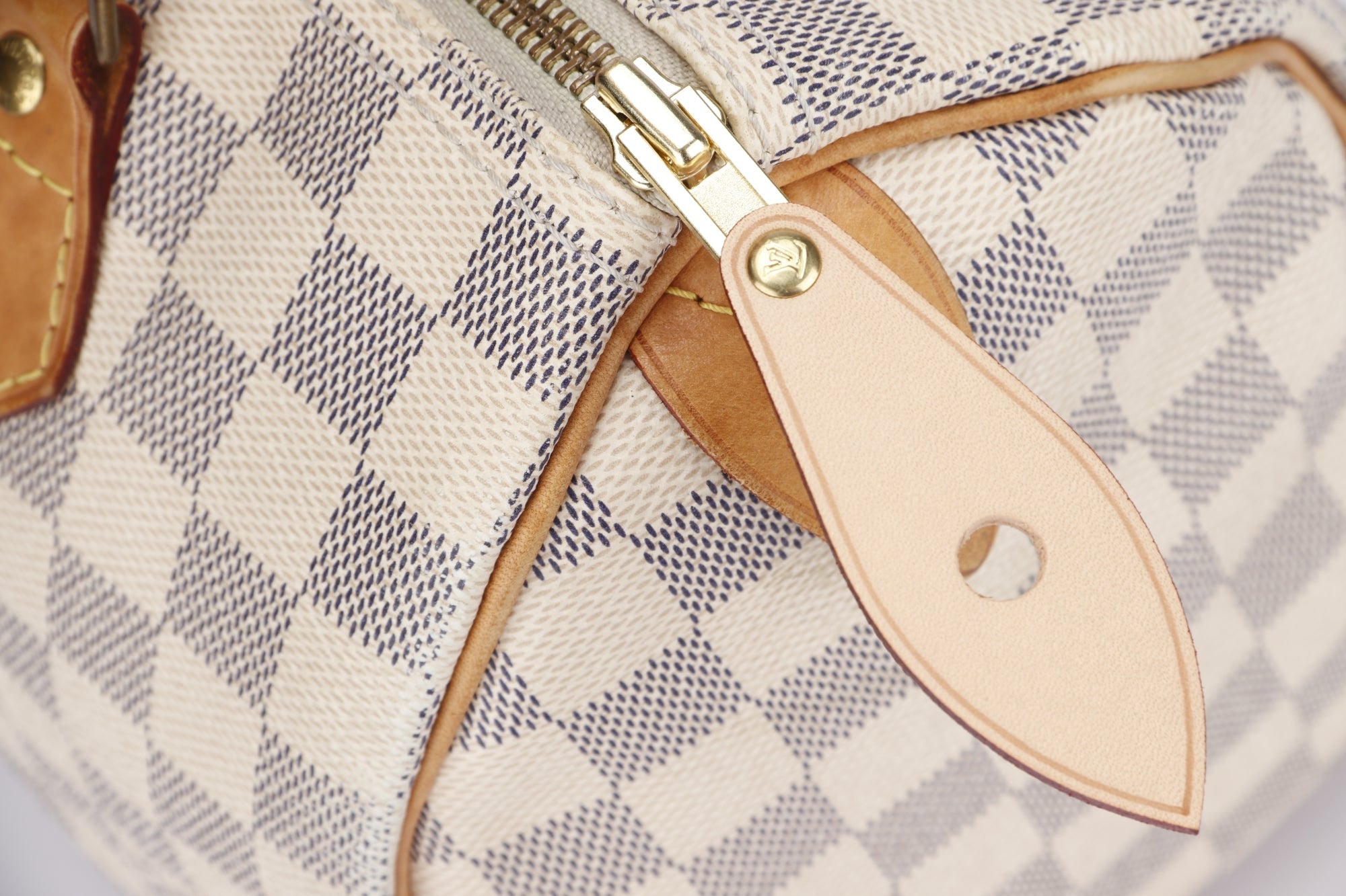 Louis Vuitton Speedy 25 (N41534) (MB1143) Damier Azur Canvas, with Keys, Lock & Dust Cover